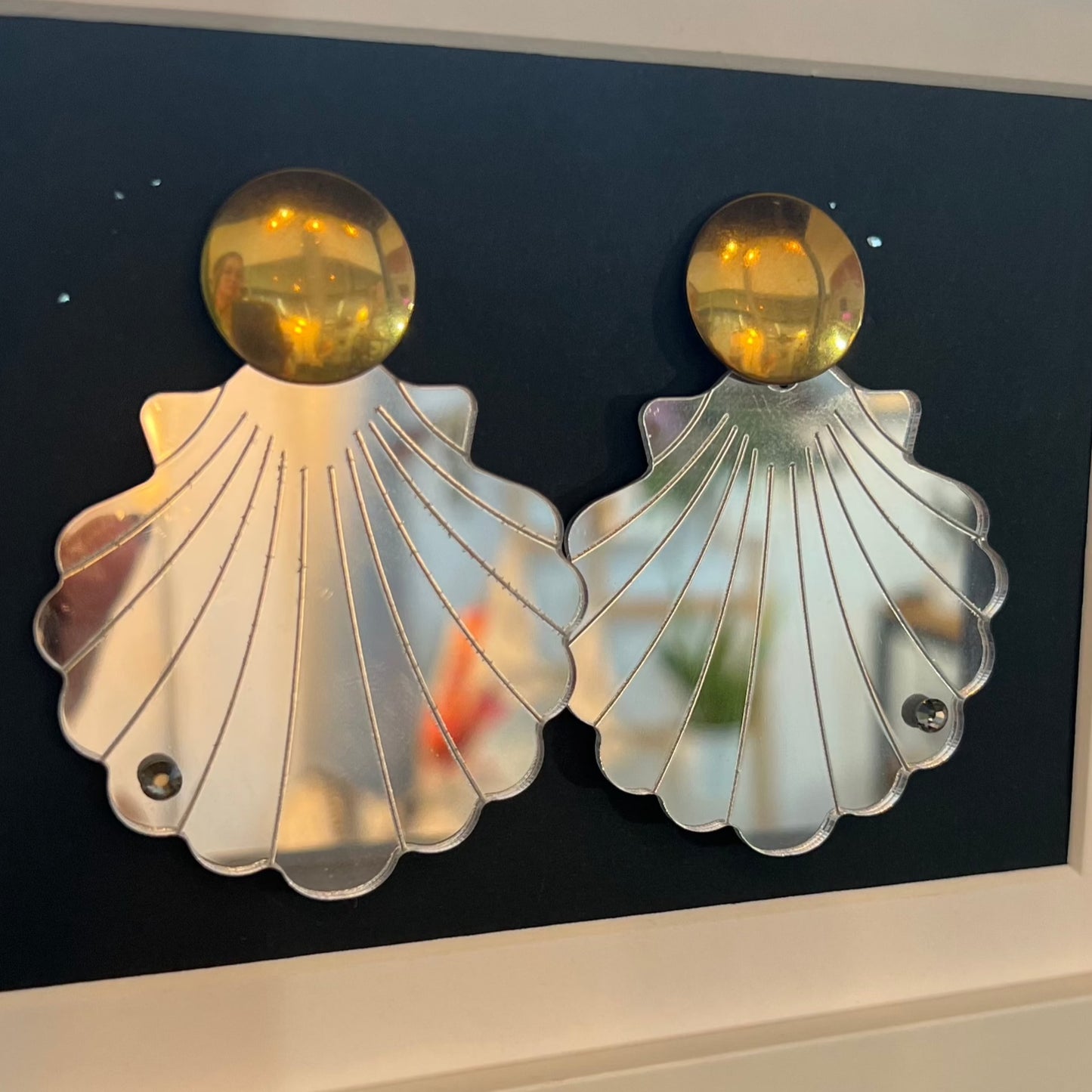 Silver Shell Earrings
