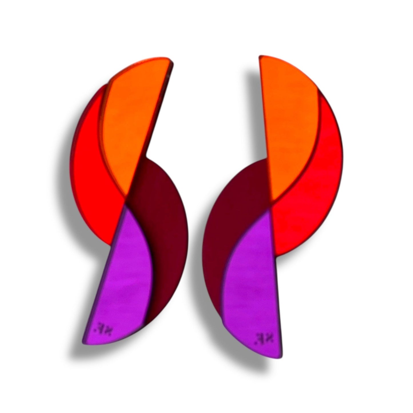 Two Half's Earrings