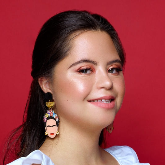 Brincos Frida Kahlo