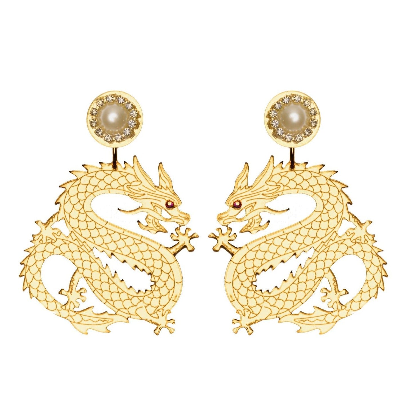 Two Dragons Earrings
