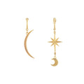 Moon Earrings - Pair