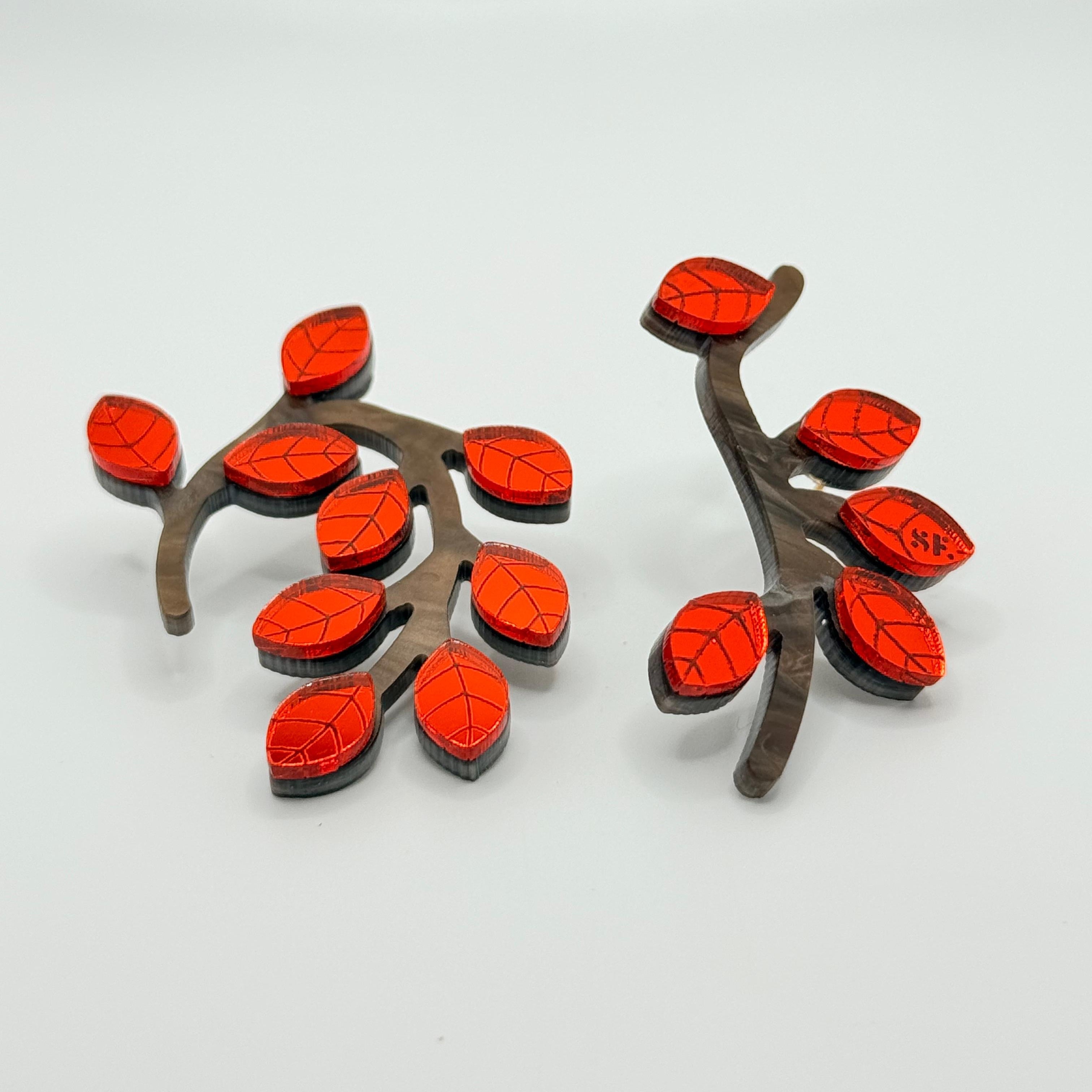 Brincos Falling Leaves