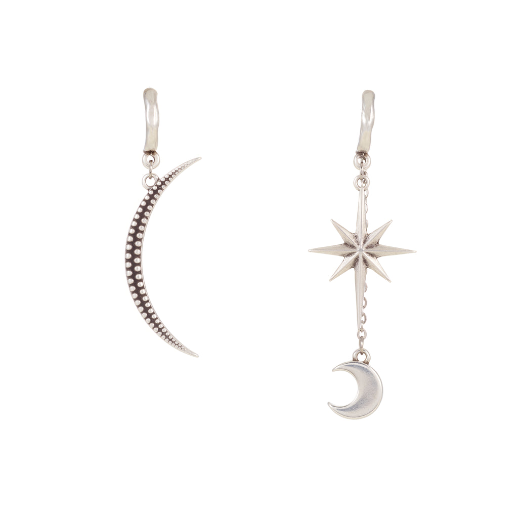 Moon Earrings - Pair