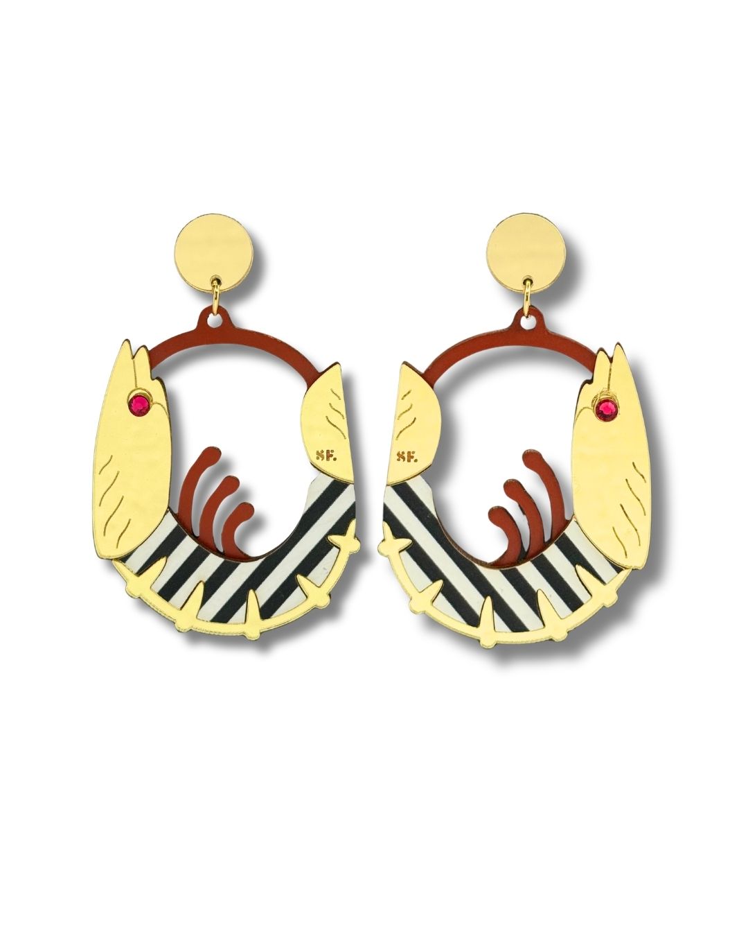 Brincos “La Dolce Gambera”