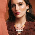 Colar Tribal Croco