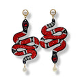 Coral Snake Earring