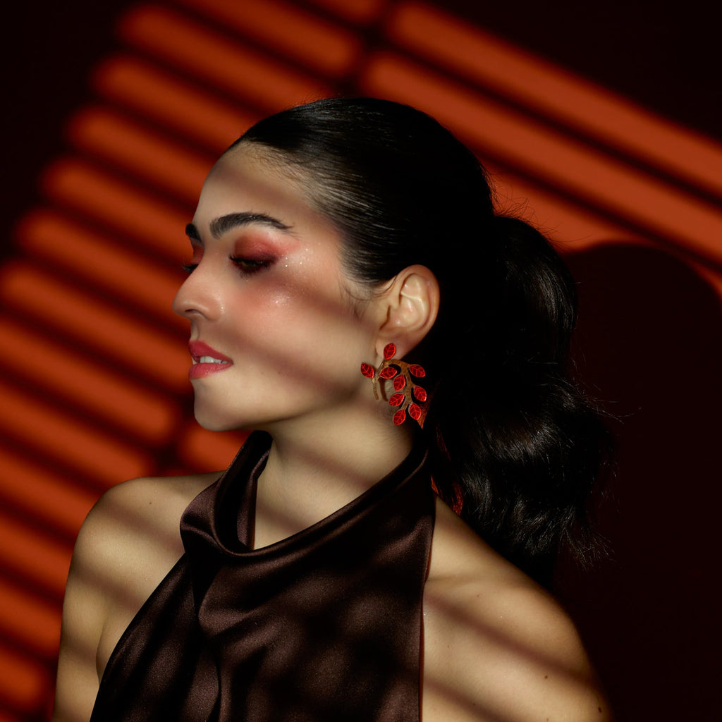 Brincos Falling Leaves