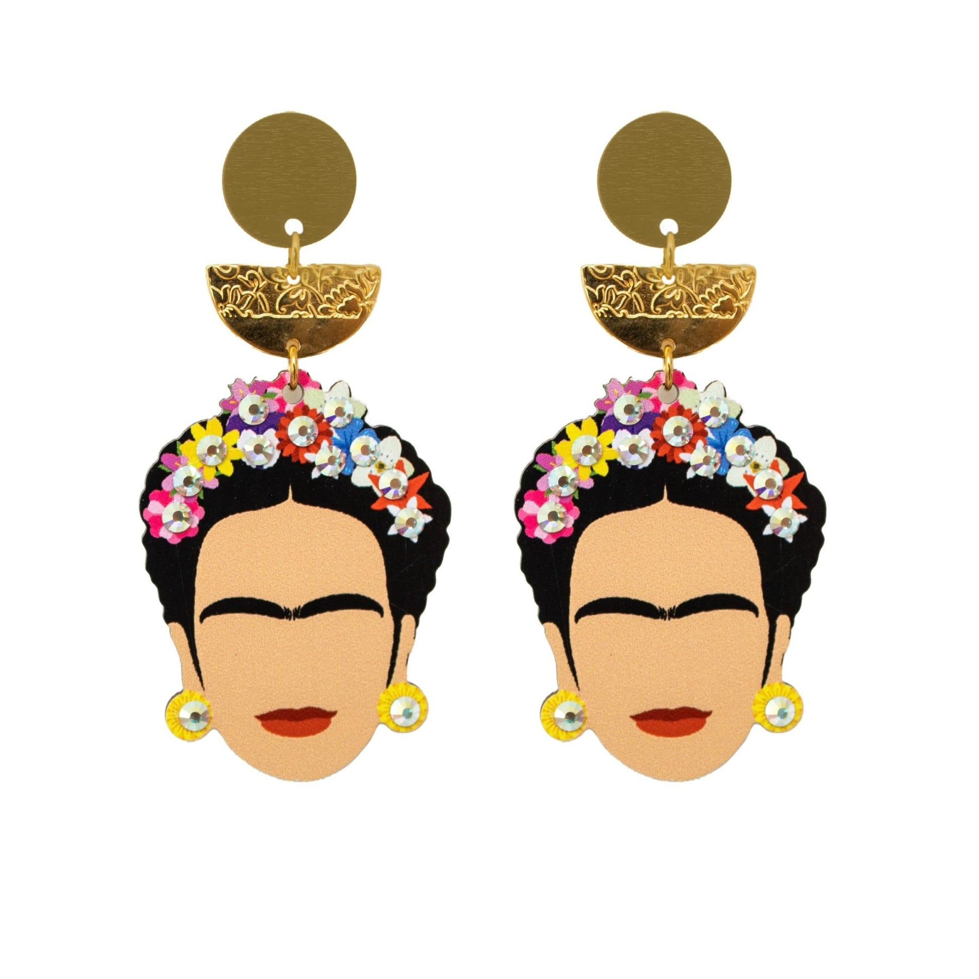 Brincos Frida Kahlo - Susana Farinha Jewelry
