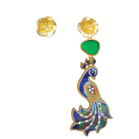 Brincos Peacock - Susana Farinha Jewelry